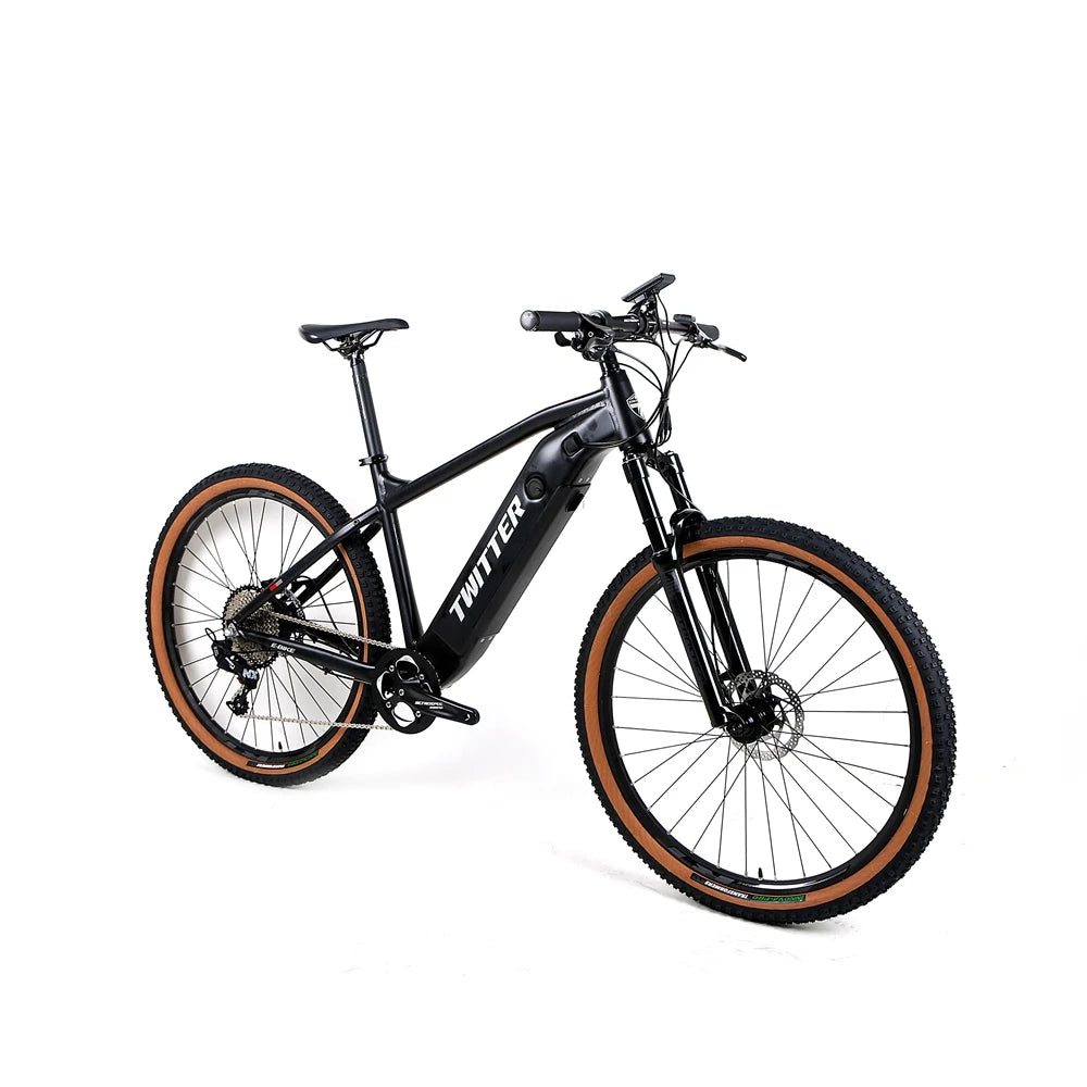 2022 New Arrival TWITTER E Bike 350W 10AH/13AH 500W 10AH Hidden Battery Electric Mountain Bike