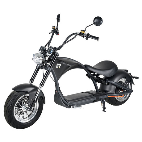 Mangosteen Electric Scooter Chopper Fat Tire Citycoco M1PS knight