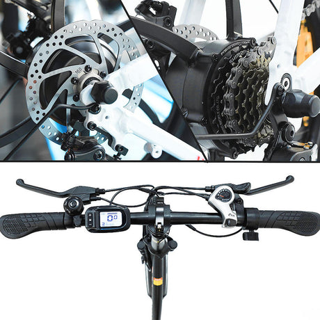 FAFREES F20 20-Zoll Elektrofahrrad Mit 7-Gang-Kettenantrieb Und Herausnehmbarer 15 Ah Lithiumbatterie Klapprahmen E-Bike