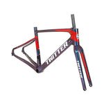 China Factory Gravel Frameset Holographic Color Carbon Bike Road Frame Carbon Gravel Bike Frame