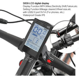 TWITTER E300 Ebike Aluminium Electric Bike MTB Torque-48V350W10A (36V350W13A) Rear Hub Motor Electric Mountain Bicycle for Sale