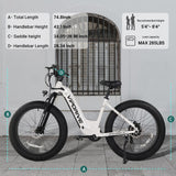 USA Stock 48V 15AH 750W Lithium Battery Fat Tire Mountain Off-Road Ebike Multi Mode LCD Display Surron Sport Ebike for Adults