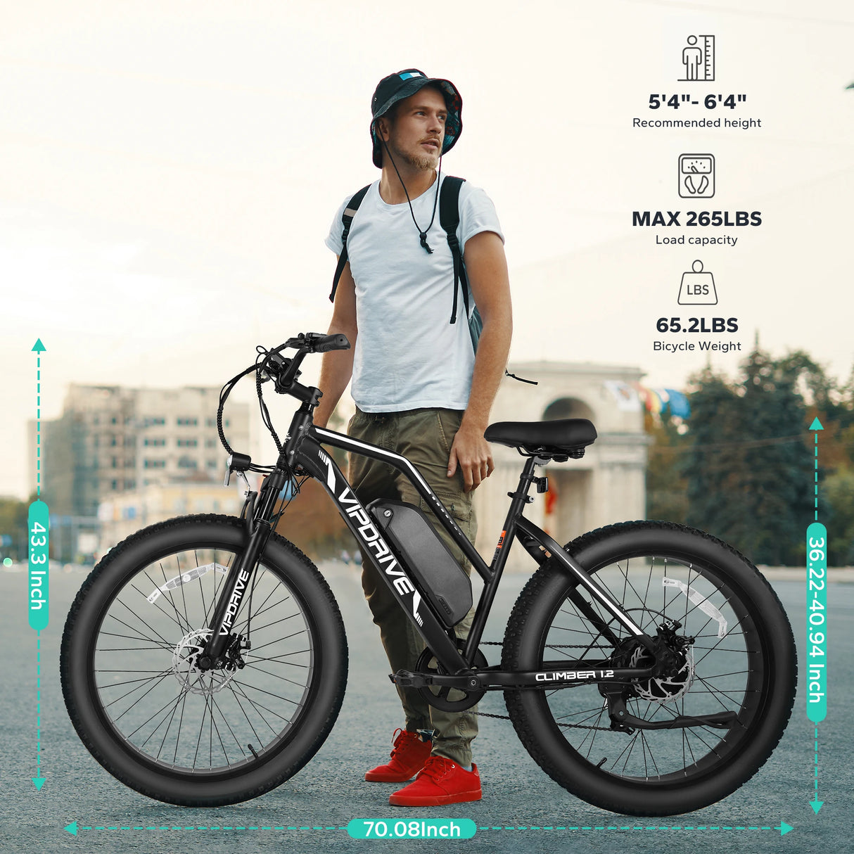 USA Stock Electric Bike 48V 13AH 500W Long Rang Fat Tire Mountain Eletirc Bicycle Full Suspension Sport Road Ebike for Adults