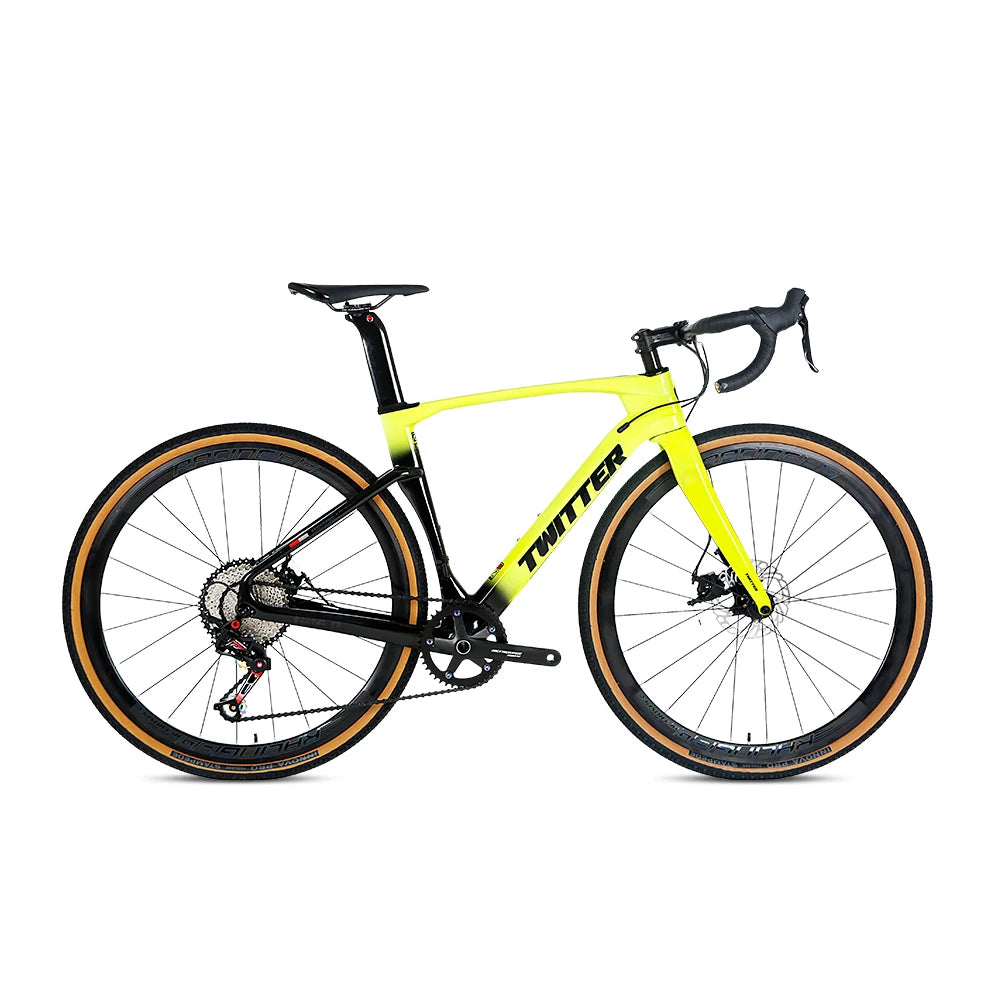 High Quality Light Colorful Carbon Frame Gravel Bike Road Bicycle for Sale