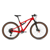 Full Suspension Bike Rack OVERLORD  Mountain Bikes  MTB Carbon Fiber 29er High Quality Suspension Mountain Bike KS Rear Shox
