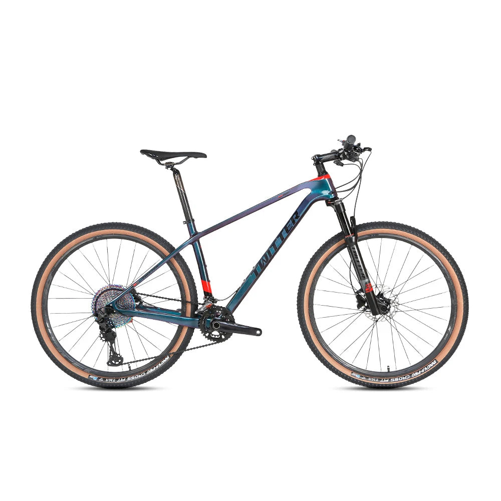 WARRIORpro Bicycle MTB Carbon Mountain Bike 27.5"  SLX 12speed Carbon Fiber Mountainbike for Sale Twitter 29inch Mountainbikes