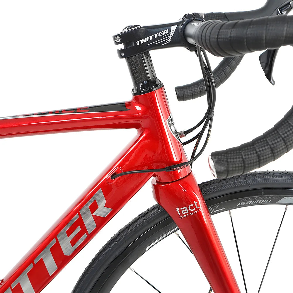 2019 Disc Carbon Road Bike Complete Bicycle  With SH1MANO Groupset, 22 Speed Carbon Bike