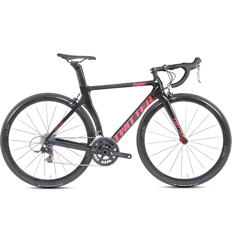Hot Sale Professional Road Bike Carbon Thunder-V Brake Bicycle Light RS-22speed 700C Tire Carbon Bicycle Frame Bicicleta