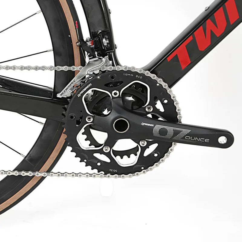 Multiple 22 Gear 54cm Oem  aero Carbon Fiber Road Bike Racing Bicycle