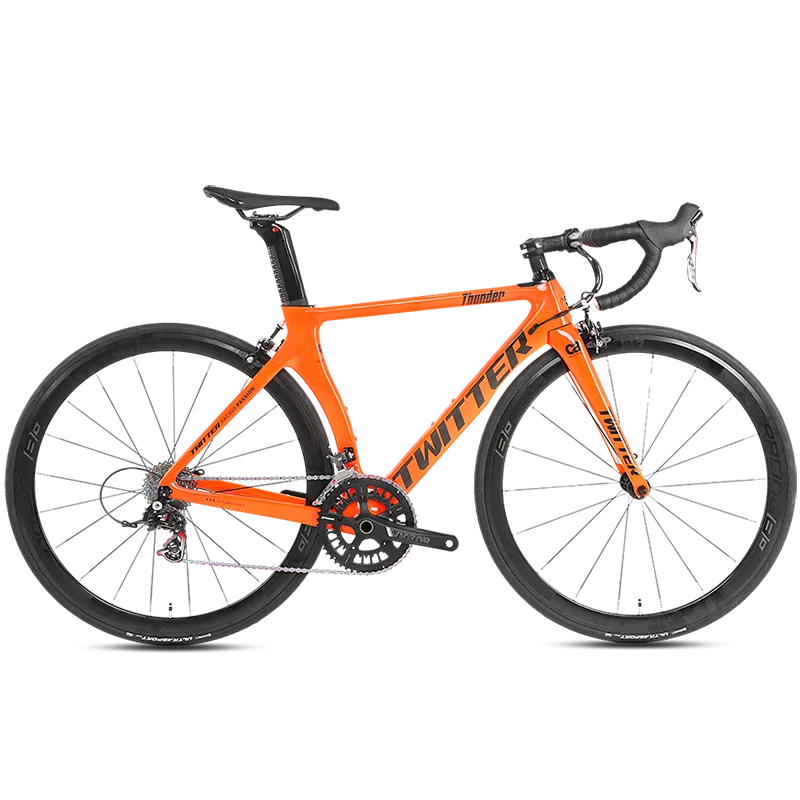 Hot Sale Professional Road Bike Carbon Thunder-V Brake Bicycle Light RS-22speed 700C Tire Carbon Bicycle Frame Bicicleta