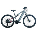 Elektro fahrrad verkäufer 1000W E-Bike Dirt Bike 27 Zoll Offroad Erwachsene Elektro Mountainbike Voll federung MTB Kostenloser V