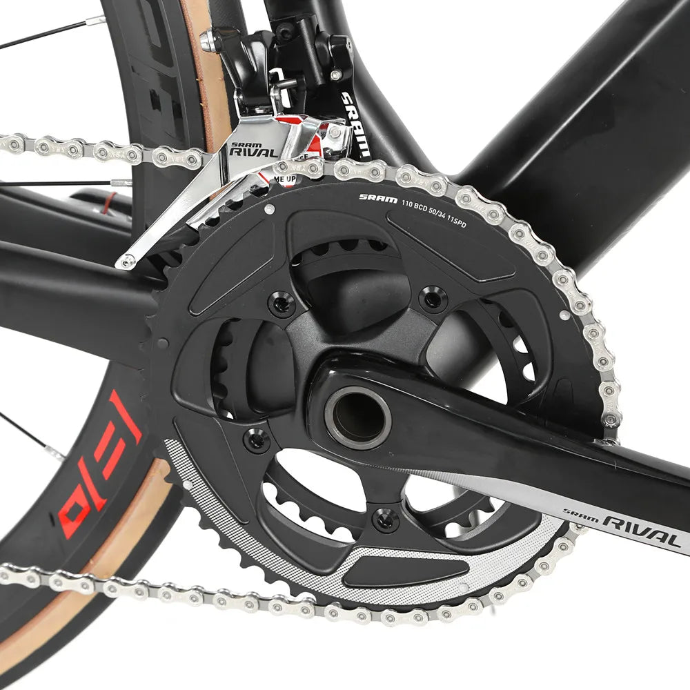High Quality Hidden Cables Thru-axle Disc Brake Cycling Carbon Fiber Road Bike Bicycle
