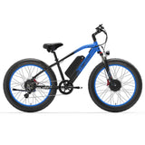 LANKELEIS MG740PLUS Dual-Engine Off-Road Electric Bike 48V Rear Hub Motor Disc Brake System Aluminum Alloy Frame Tube Battery