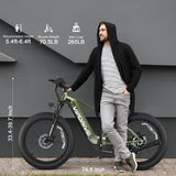 Vipdrive US Warehouse Drop Shipping 26" Fat Tire Ebike 48V 15AH Best Battery Dual Suspension MTB Electric Snow Beach Bicycle