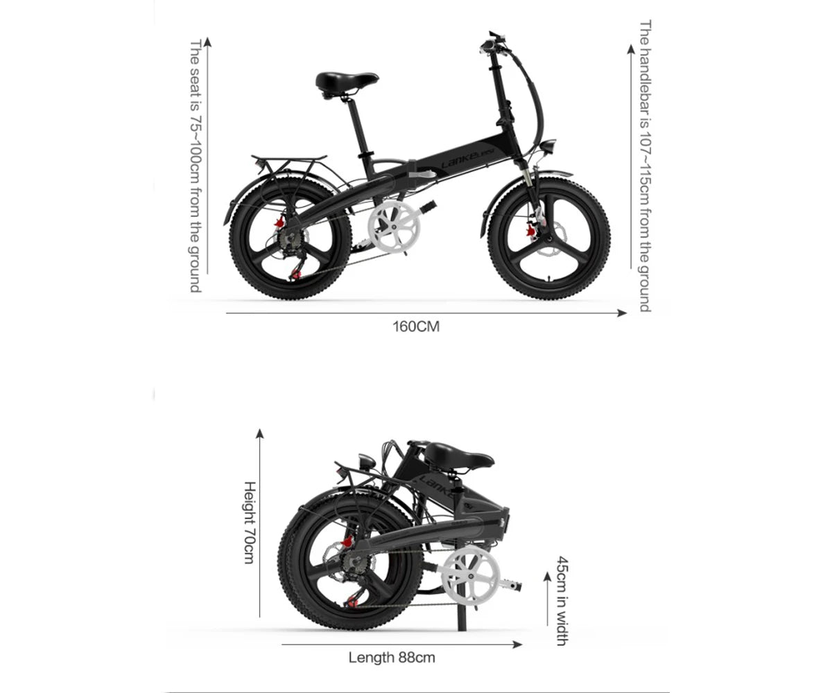 Lankeleisi G660 Foldable Electric City Bike Air Bike Product Type