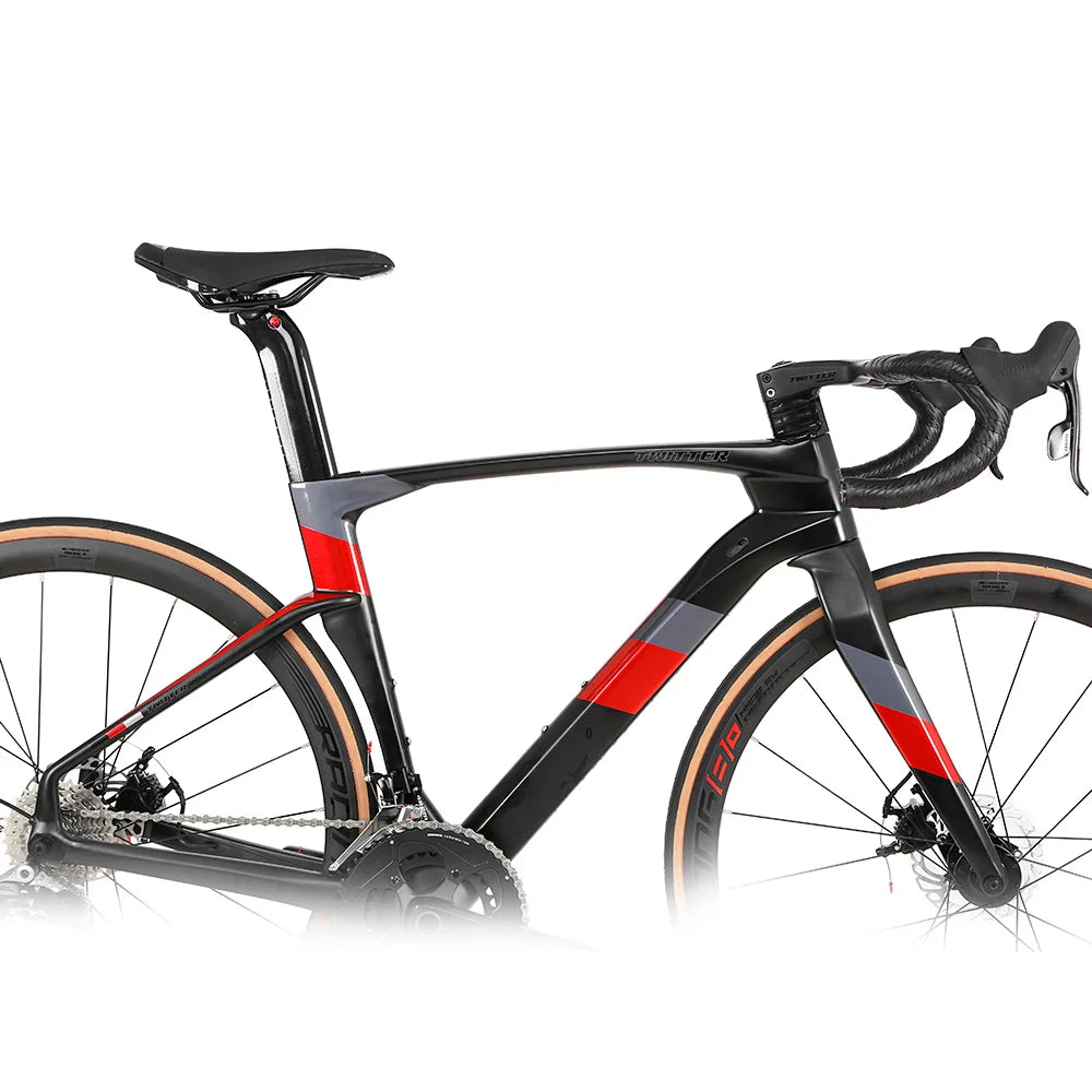 China off Road Bike High Quality Road Bike 700c Carbon Fiber Road Bike With 50mm Carbon Clincher Wheels
