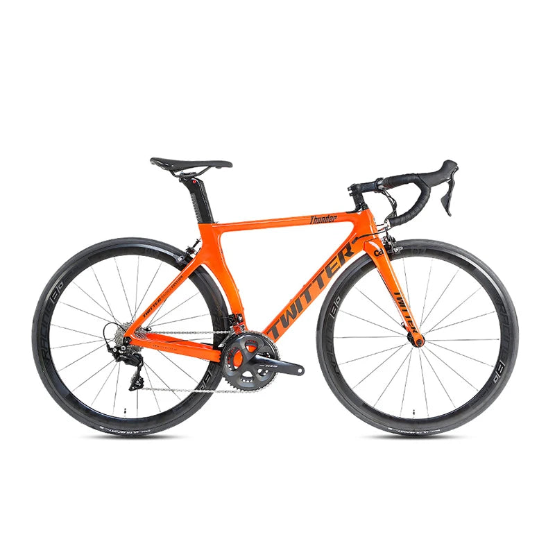 Twitter Carbon Fiber Road Bike Thunder-C Brake 105 Groupset 22speed Professional Road Bike 700C Racing Carbon Road Bike Bicycle