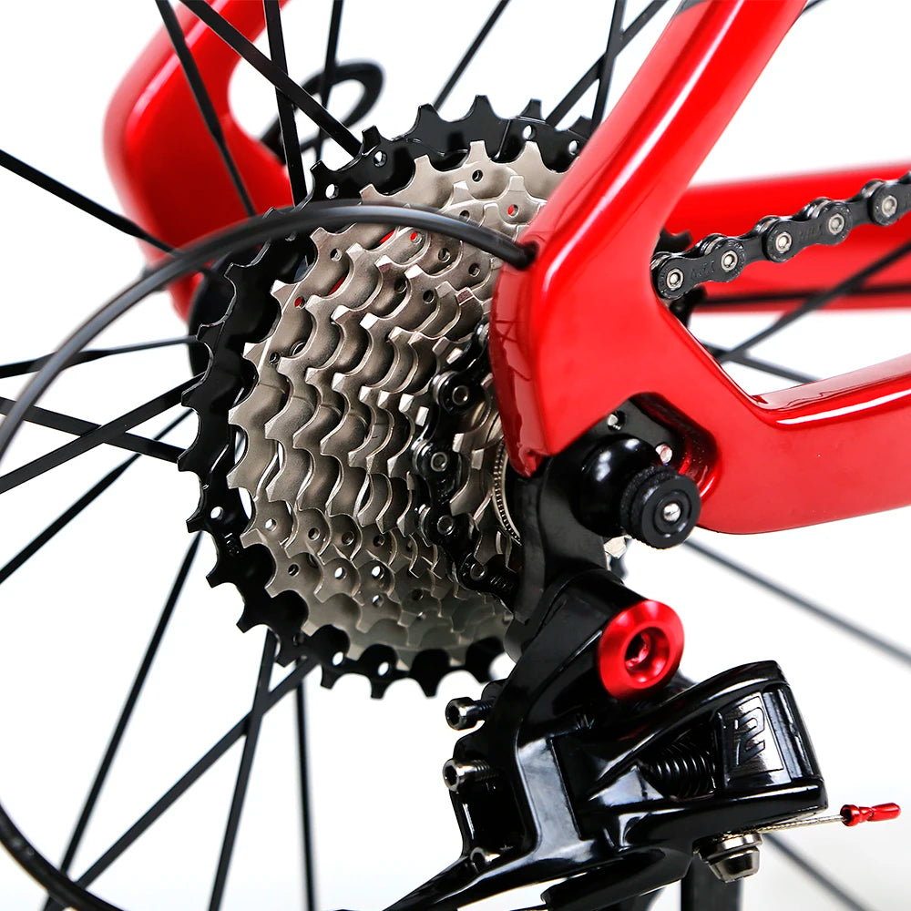 Twitter Full Carbon Frame Road Bike Bicycle R5 Carbon Wheel Roadbike Carbon Fiber 700c 22 Speed aero Racing Road Bike