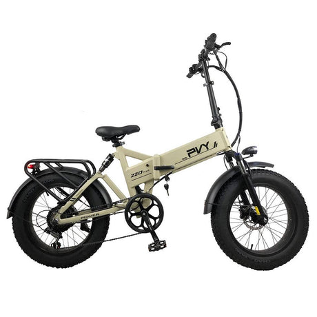PVY Z20 Plus faltbares E-Bike, 20*4,0 Zoll dicke Reifen 1000 W Motor 50 km/h Geschwindigkeit 16,5 Ah Batterie 80-120 km Reichwei