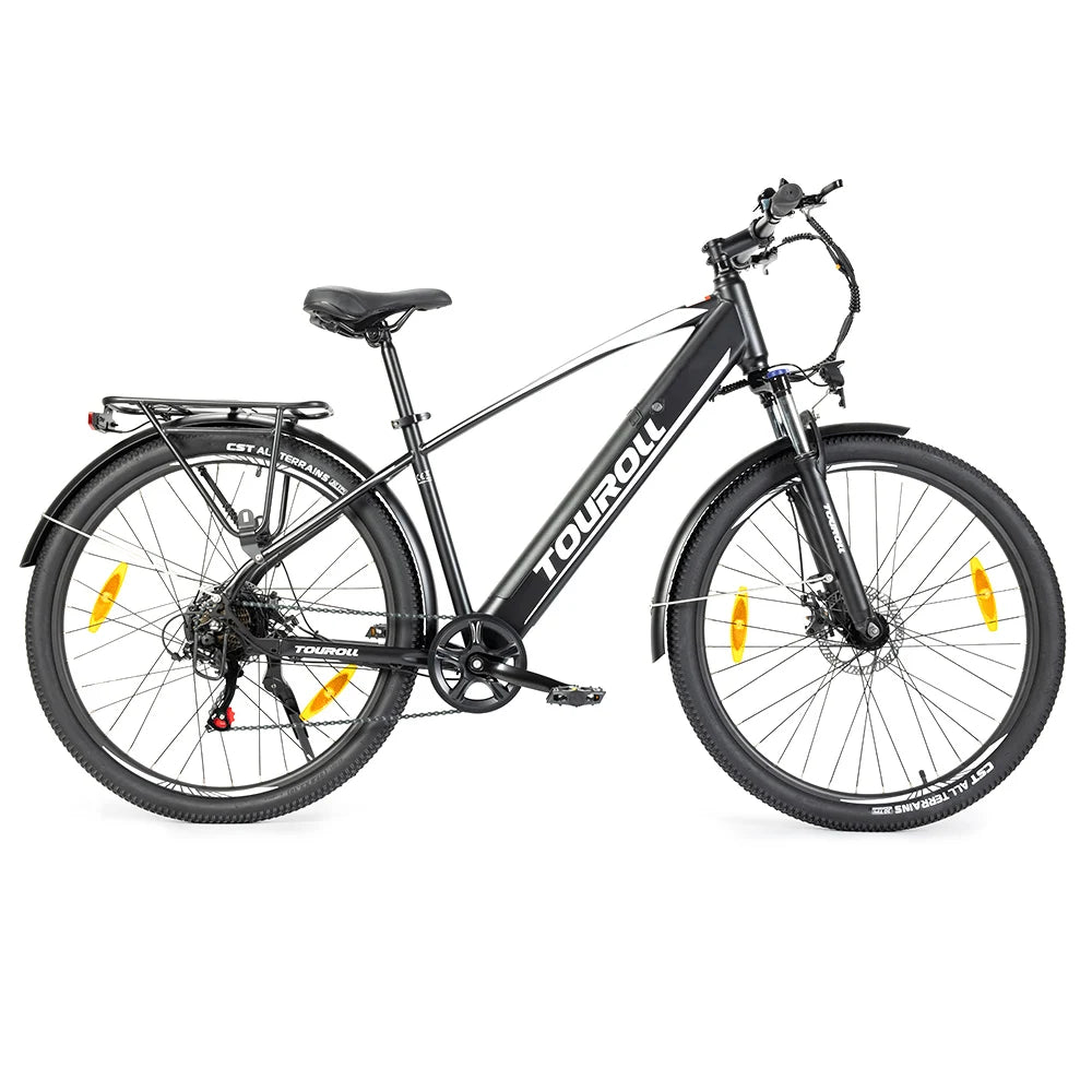 2025 Hotsale Mountainbike 250W 27,5 Zoll 15,6 Ah 250W 7-Gang Touroll J1 Elektro-Trekking rad mit 120kg Last