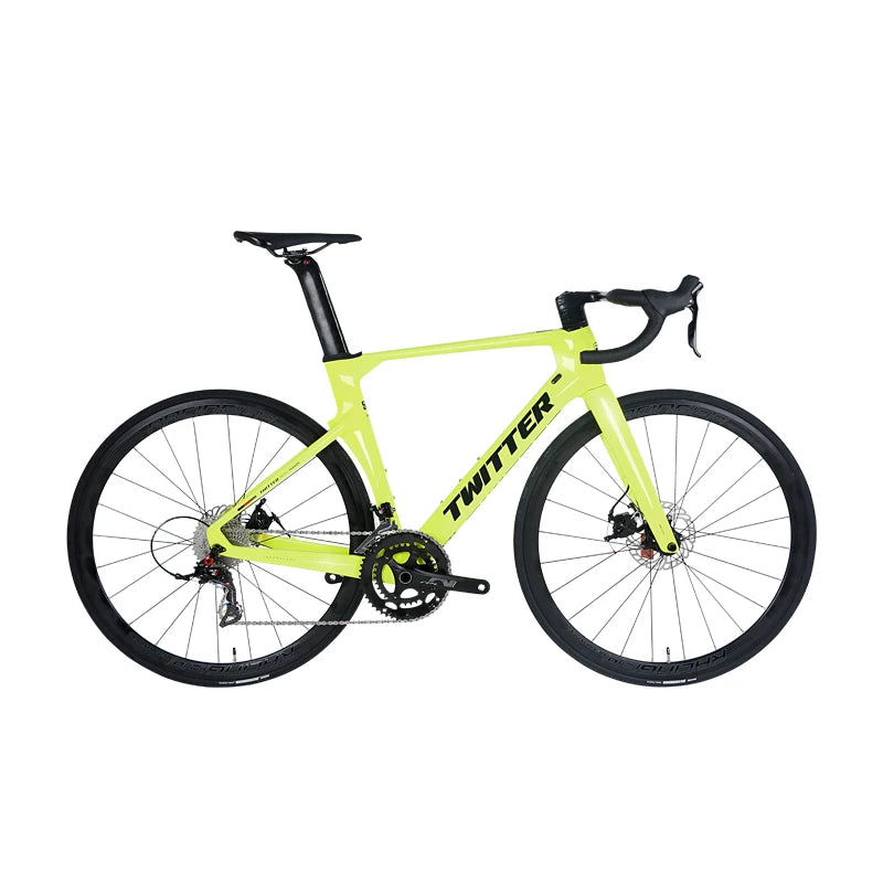 Twitter Road Bike 700C R10 Rival 22 Speed Roadbike Carbon aero Frame Gravel Disc Brake Road Bike