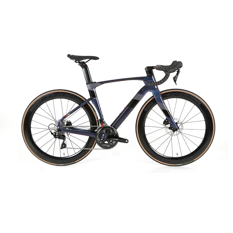 CYCLONEpro Disc Brake Professional Road Bike Full 105 Groupset 22speed Carbon Fiber Road Bike 700C Racing Carbon Road Bike