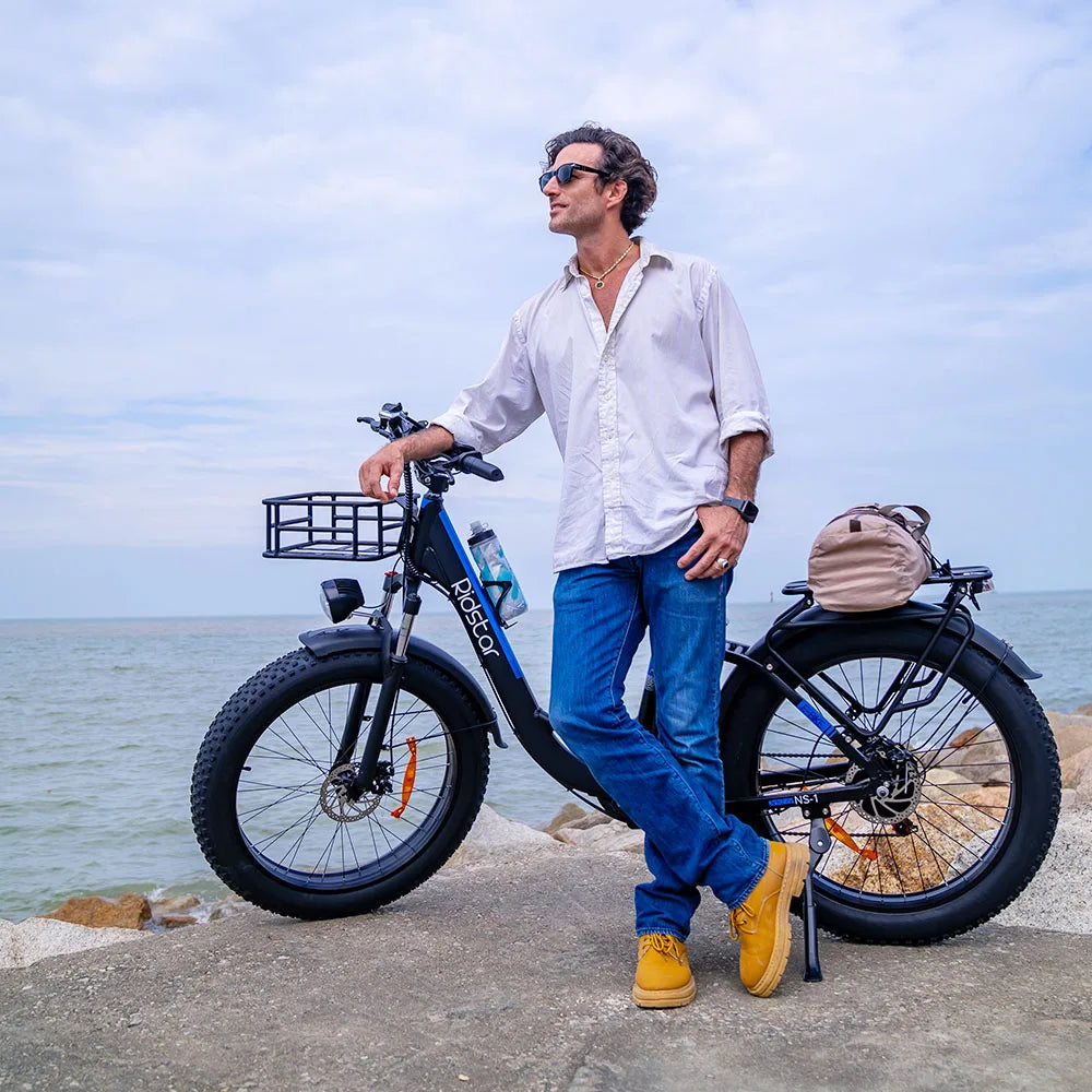 750W 26*4.0 'Fat Tire 48V 20Ah 58 km/h Ridstar MN26 Elektro fahrrad Mit Shimano 7-Gang
