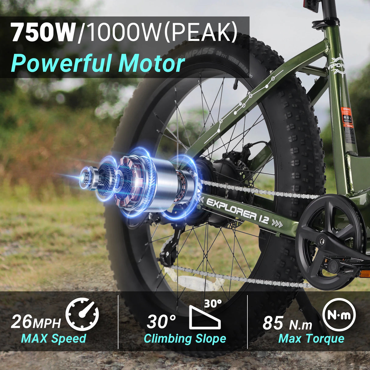 Vipdrive EU Warehouse Drop Shipping Downhill EBike MTB Removable 48V 15AH Best Battery 750W Women Low Step Snow Beach Bike