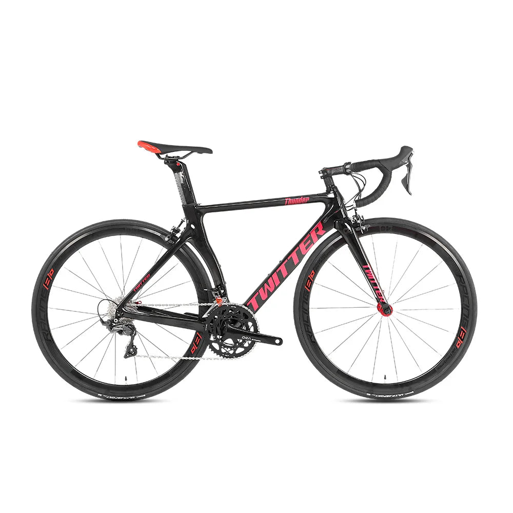 Thunder Disc Brake RS 22S Alloy Wheel aero Racing Bike 700c Bicycle Inner Cable Carbon Fiber Road Bikes