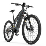 LANKELEISI GT800 48V 12-Speed Electric Mountain Bike with down Tube Lithium Battery and Aluminum Alloy Frame New Arrival