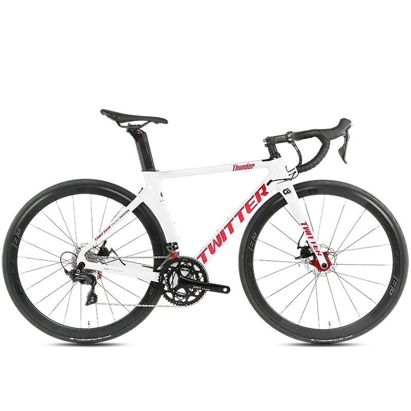 Thunder Disc Brake R3000 18S Alloy Wheel aero Bike Race 700c Bicycle Inner Cable Carbon Fiber Road Bikes