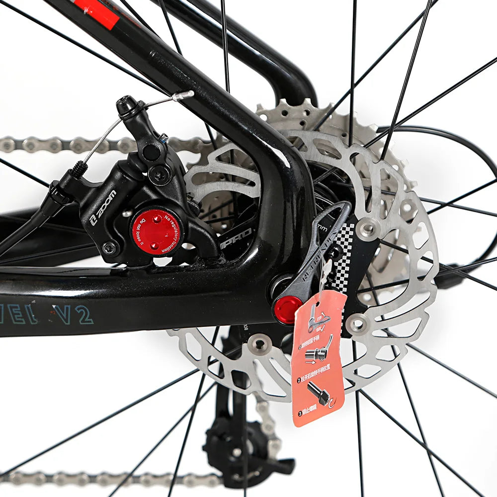 New Arrival 22S 45cm Gravel Road Bike Carbon Fiber Road Bike 700C