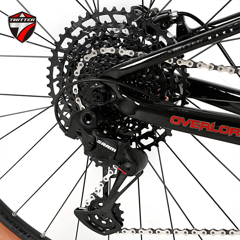 Full Suspension Bike Rack OVERLORD  Mountain Bikes  MTB Carbon Fiber 29er High Quality Suspension Mountain Bike KS Rear Shox