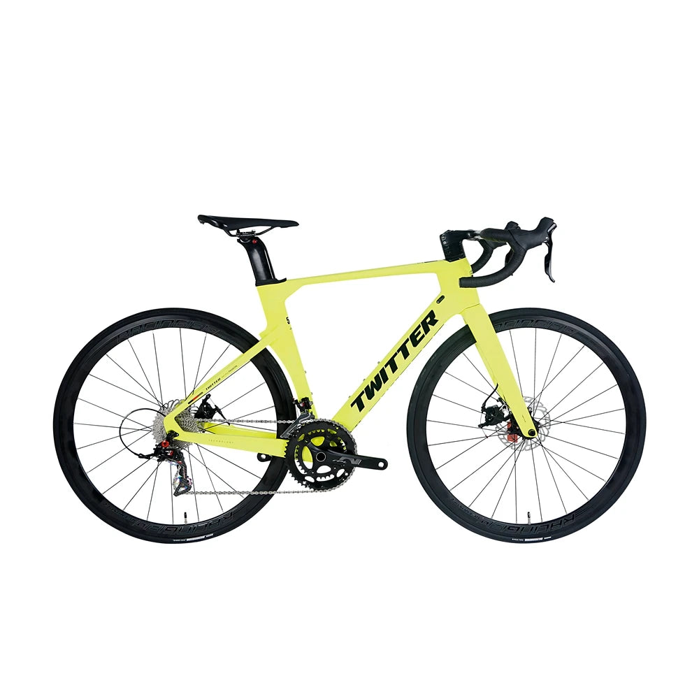 Twitter Carbon Frame Road Bike Carbon Fiber 700c 22 Speed Aeroframe Racing Road Bike with Cable Brake