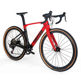Hidden Cable Handlebar Disc Brake Carbon Fiber Road Bike Bicycle  700C*40C