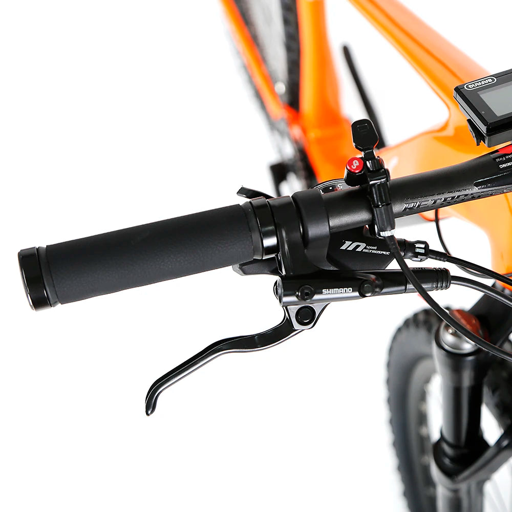 2023 Newest E-bike 29 Er Electric Mountain Bike Alu Alloy Frame Bicycle Parts air Suspension Off-road Mtb Electric Dirt Bike