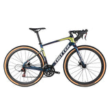 China Factory Witter Gravel Bike Carbon Road Bike 700*40C Tire Fatbike Bicycle 22speed Disc Brake Road Bike Carbon 2021 Hot Sale