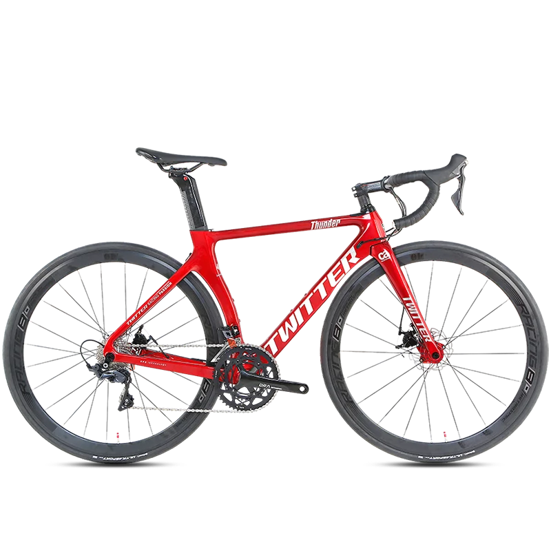 Thunder Disc Brake R3000 18S Alloy Wheel aero Bike Race 700c Bicycle Inner Cable Carbon Fiber Road Bikes