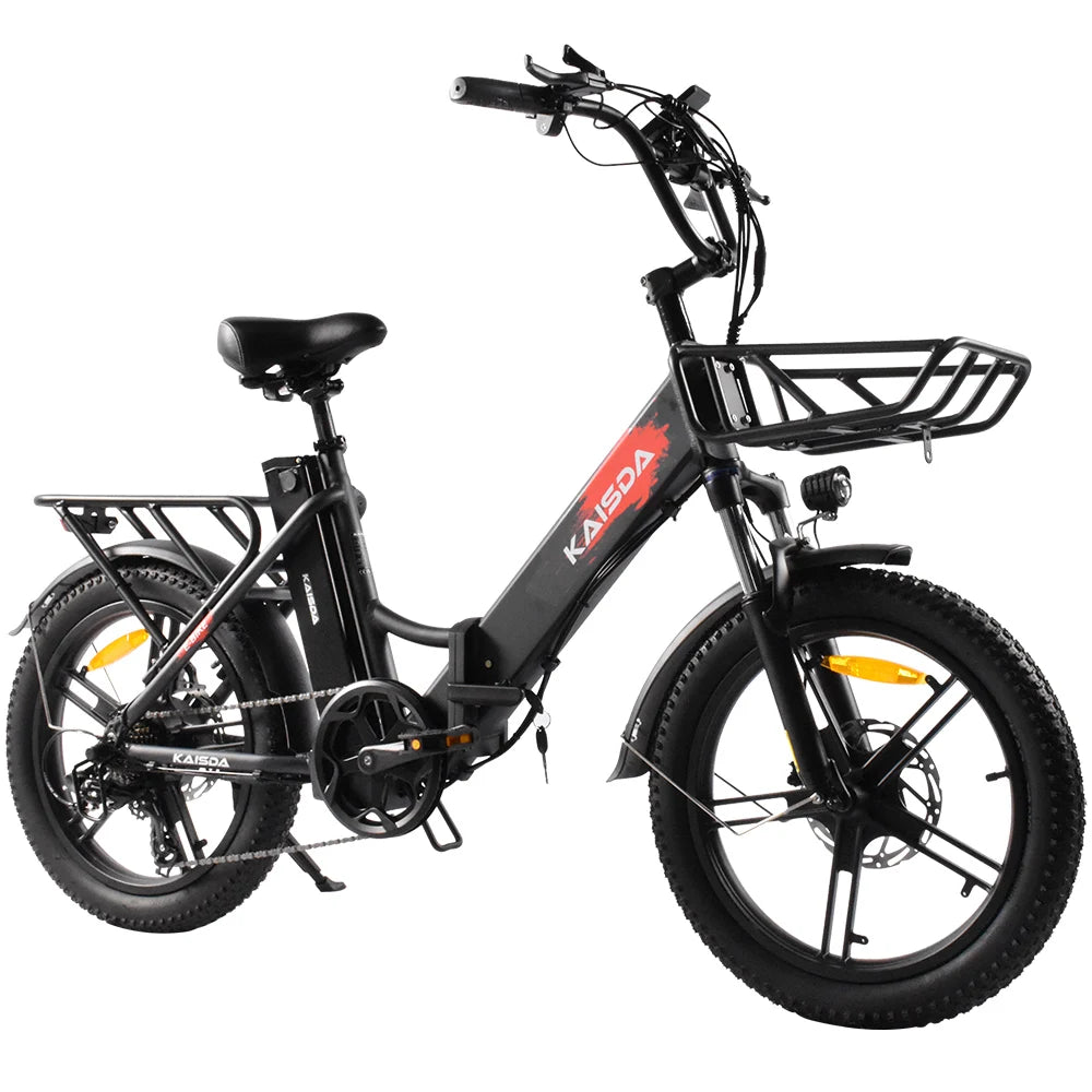 K201 E-Bike Cityrad KAISDA Klapprad 20 Zoll Elektrofahrrad mit 36V 20.8Ah Abnehmbarer Akku