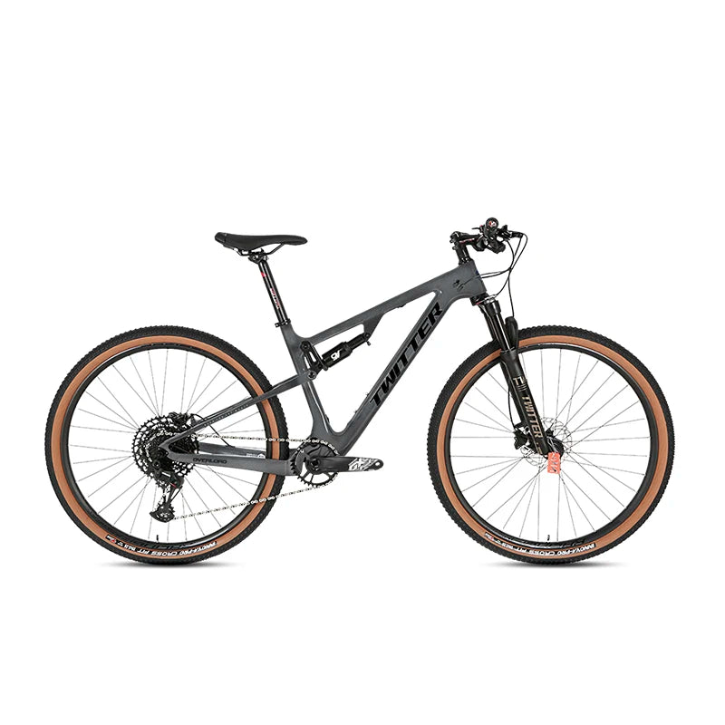 Full Suspension Bike Rack OVERLORD  Mountain Bikes  MTB Carbon Fiber 29er High Quality Suspension Mountain Bike KS Rear Shox