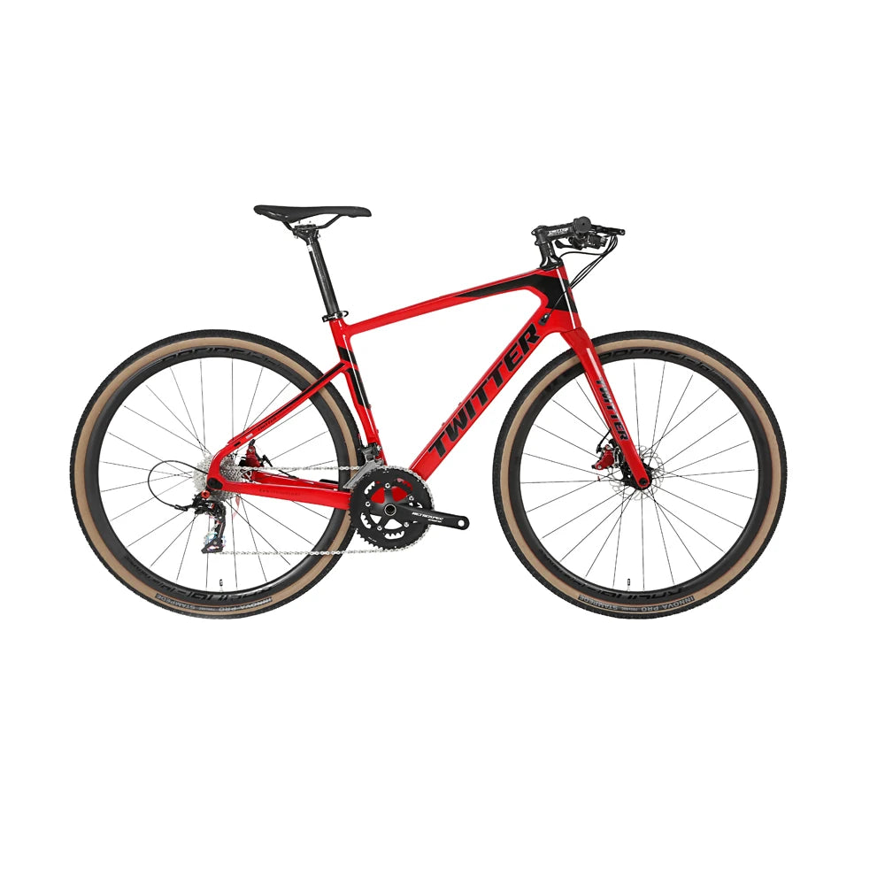 Twitter Gravel Bike RS 22speed Groupset Frame Carbon Gravel Bike Carbon Bicycles 2022 Chromoly Size 56 54 44