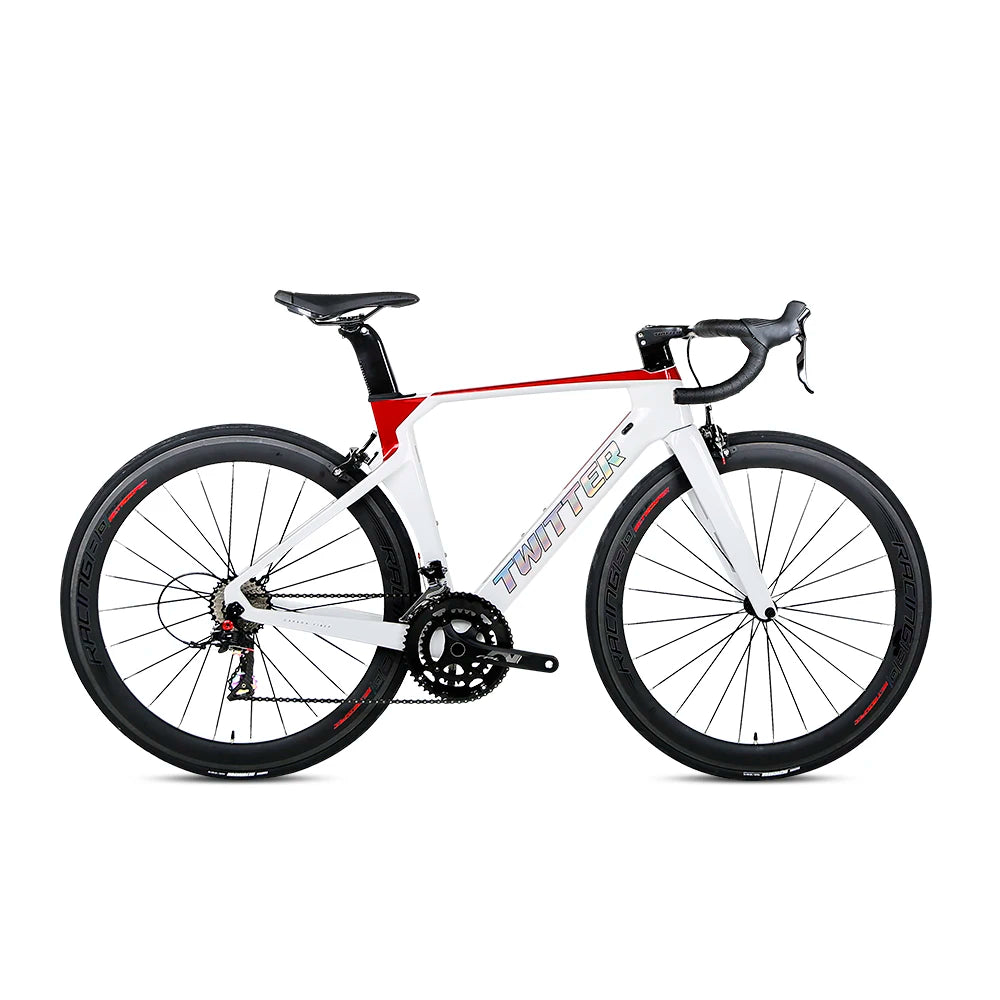 Twitter High Quality Full Carbon XXS Road  Bicycle R5 Roadbike 700c Complete Carbon SRAMRIVAl 22speed aero Racing Road Bike