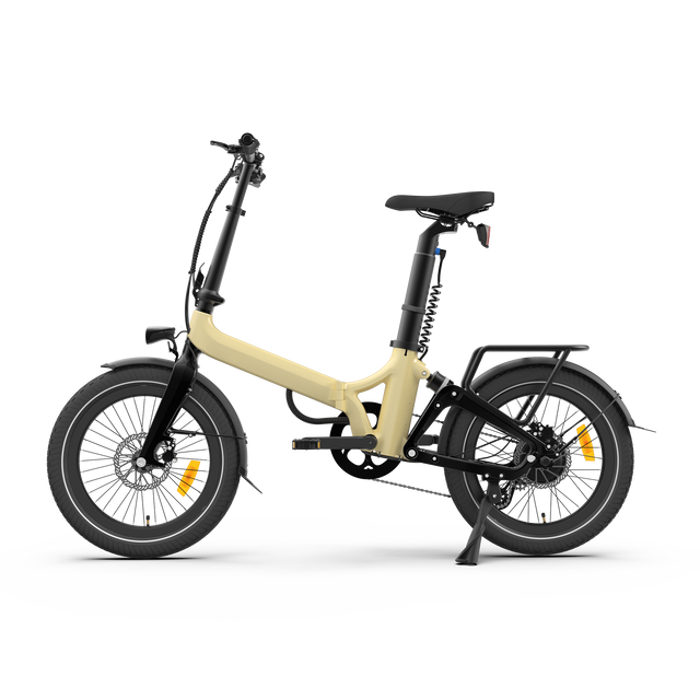 Onemile Nomad E2 Electric Folding Bike 250W 36V 10ah 20*4.0inch Tyre 25km/h Speed 80km Range Hydraulic Disc Brake