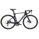Hidden Cable 43.5CM - 56CM Cheap Carbon Fibre Road Bike Bicycle with Hydraulic Disc Brake