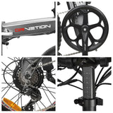 DrveTion BT20 faltbares Elektrofahrrad 20*4,0 Zoll dicke Reifen 10 Ah Akku 40-60 km Reichweite 750 W Motor 45 km/h Max. Geschwin