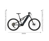 LANKELEISI GT800 48V 12-Speed Electric Mountain Bike with down Tube Lithium Battery and Aluminum Alloy Frame New Arrival