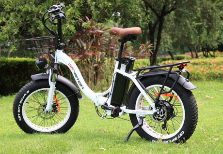 Drvetion CT20 Electric Folding Bike 48V 750W 10AH/15AH/20AH Battery Options 20*4.0inch Tyre MaxSpeed 25-55km/h Range 40-110km