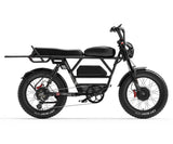 LANKELEISI X-Black Knight 2000W Electric Bike with Dual Motors 48V Aluminum Frame and 280KM Range Power by Lithium Battery