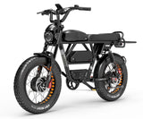 LANKELEISI X-Black Knight 2000W Electric Bike with Dual Motors 48V Aluminum Frame and 280KM Range Power by Lithium Battery