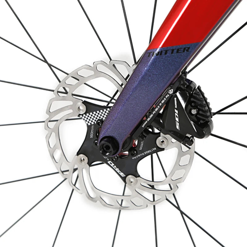 CYCLONEpro Disc Brake Professional Road Bike Full 105 Groupset 22speed Carbon Fiber Road Bike 700C Racing Carbon Road Bike